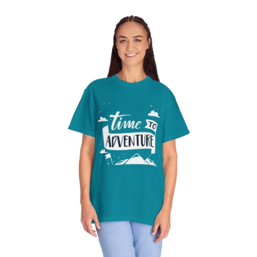 Time to Adventure T-Shirt – Outdoor Camping Graphic Tee for Nature Lovers, Fun Travel Wear & Perfect Gift Giving. - Image 3
