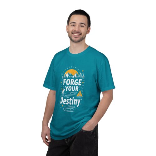 b2 - 12.19 - Forge Your Destiny Camping T-Shirt – Inspirational Outdoor Adventure Graphic Tee for Nature Lovers, Fun Travel Wear & Perfect Gift Giving. - Image 18
