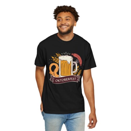 Oktoberfest Beer & Pretzel T-Shirt – Fun Oktoberfest Celebration Graphic Tee for Men, Festival Party Wear & Gift Giving. - Image 38