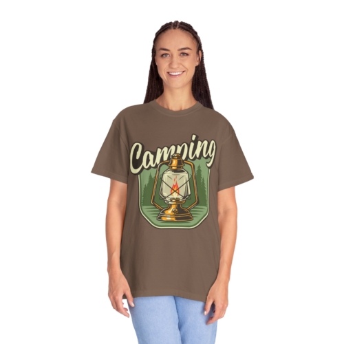 Camping Lantern T-Shirt – Vintage Camp Graphic Tee for Outdoor Lovers, Fun Adventure Wear & Perfect Gift Giving. - Image 43