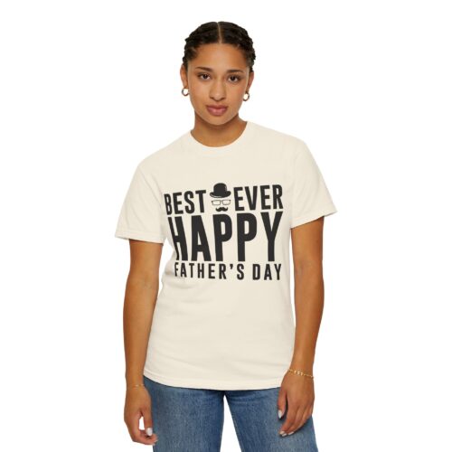 “Best Ever Dad” Happy Father’s Day T-Shirt – Cute Love Graphic Tee for Dads, Perfect Gift Giving & Celebration Wear. - Image 4