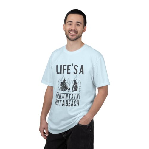 b2 - 12.18 - Life’s a Mountain Not a Beach T-Shirt – Camping & Hiking Graphic Tee for Outdoor Lovers, Fun Adventure Wear & Perfect Gift Giving. - Image 2