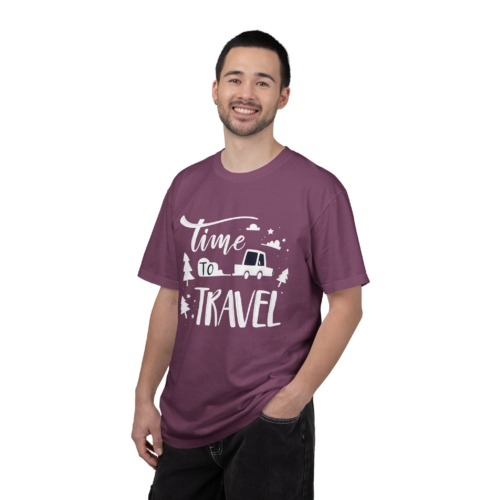 Time to Travel T-Shirt – Adventure Road Trip Graphic Tee for Travel Lovers, Fun Outdoor Wear & Perfect Gift Giving. - Image 42
