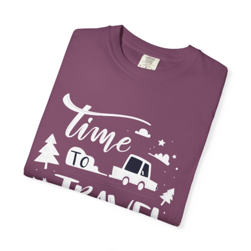 Time to Travel T-Shirt – Adventure Road Trip Graphic Tee for Travel Lovers, Fun Outdoor Wear & Perfect Gift Giving. - Image 47