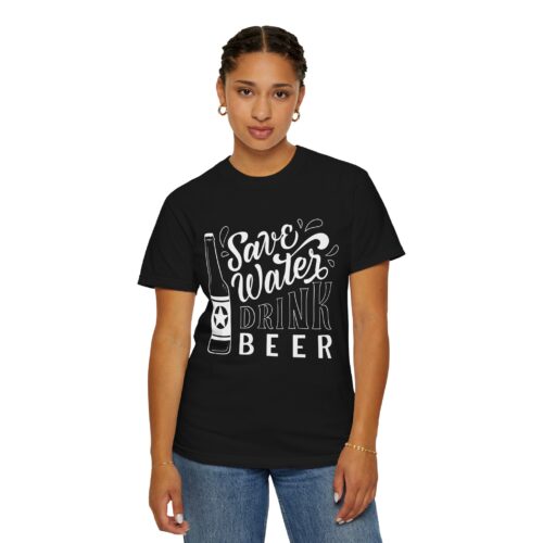 Save Water Drink Beer T-Shirt – Funny Beer Bottle Graphic Tee for Beer Lovers, Fun Party Wear & Perfect Gift Giving. - Image 28