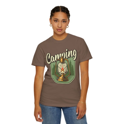 Camping Lantern T-Shirt – Vintage Camp Graphic Tee for Outdoor Lovers, Fun Adventure Wear & Perfect Gift Giving. - Image 44