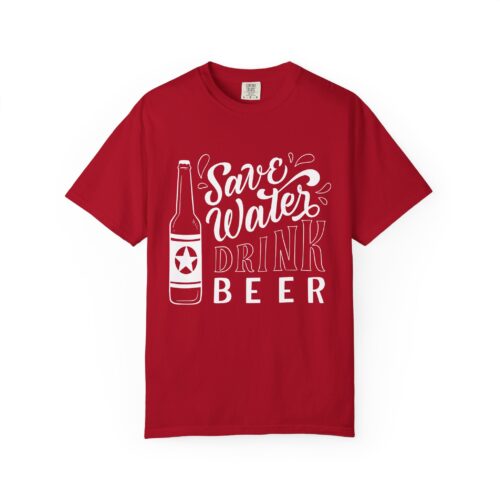 Save Water Drink Beer T-Shirt – Funny Beer Bottle Graphic Tee for Beer Lovers, Fun Party Wear & Perfect Gift Giving. - Image 49