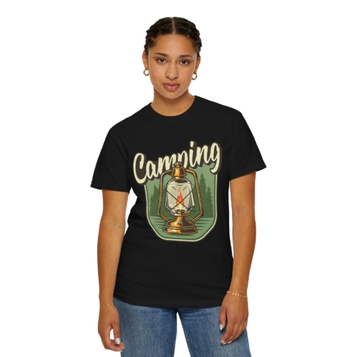 Camping Lantern T-Shirt – Vintage Camp Graphic Tee for Outdoor Lovers, Fun Adventure Wear & Perfect Gift Giving. - Image 28