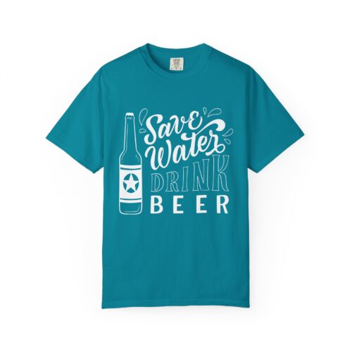 Save Water Drink Beer T-Shirt – Funny Beer Bottle Graphic Tee for Beer Lovers, Fun Party Wear & Perfect Gift Giving. - Image 17