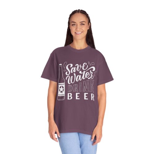 Save Water Drink Beer T-Shirt – Funny Beer Bottle Graphic Tee for Beer Lovers, Fun Party Wear & Perfect Gift Giving. - Image 43