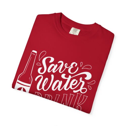 Save Water Drink Beer T-Shirt – Funny Beer Bottle Graphic Tee for Beer Lovers, Fun Party Wear & Perfect Gift Giving. - Image 55