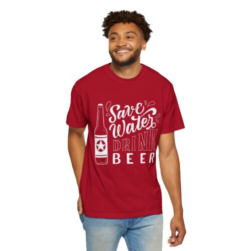 Save Water Drink Beer T-Shirt – Funny Beer Bottle Graphic Tee for Beer Lovers, Fun Party Wear & Perfect Gift Giving. - Image 54
