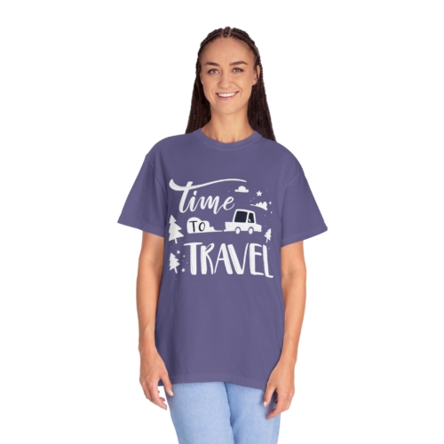 Time to Travel T-Shirt – Adventure Road Trip Graphic Tee for Travel Lovers, Fun Outdoor Wear & Perfect Gift Giving. - Image 35