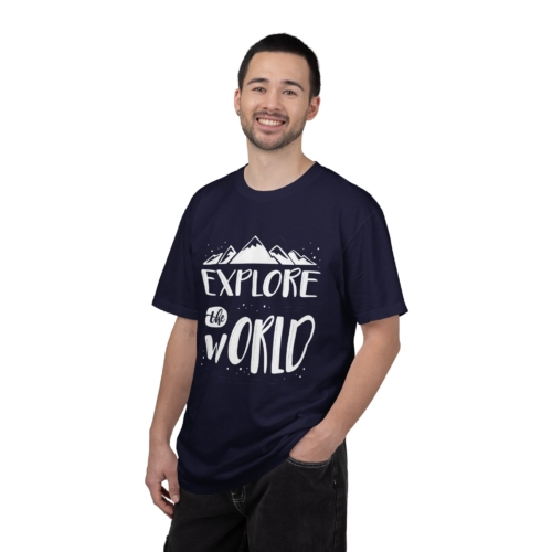 Explore The World T-Shirt – Adventure Mountain Travel Graphic Tee for Nature Lovers, Fun Outdoor Wear & Perfect Gift Giving. - Image 26