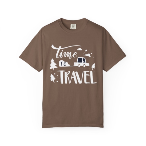 Time to Travel T-Shirt – Adventure Road Trip Graphic Tee for Travel Lovers, Fun Outdoor Wear & Perfect Gift Giving. - Image 9