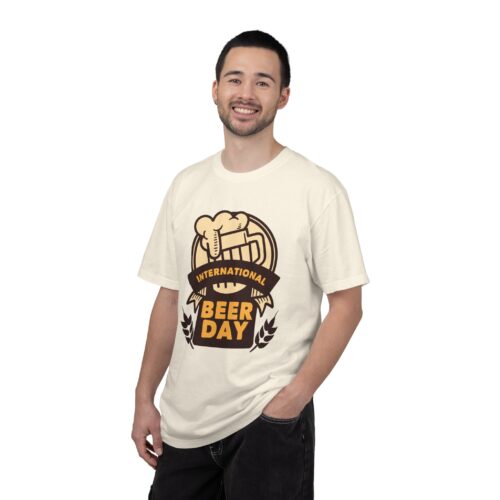 International Beer Day T-Shirt – Cool Beer Lover Graphic Tee for Men, Fun Celebration Party Wear & Perfect Gift Giving. - Image 2