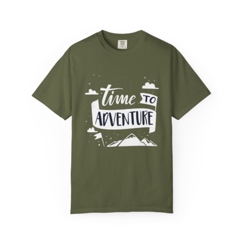 Time to Adventure T-Shirt – Outdoor Camping Graphic Tee for Nature Lovers, Fun Travel Wear & Perfect Gift Giving. - Image 9