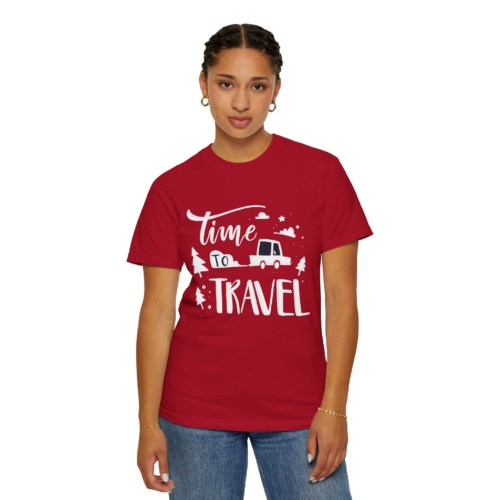 Time to Travel T-Shirt – Adventure Road Trip Graphic Tee for Travel Lovers, Fun Outdoor Wear & Perfect Gift Giving. - Image 52
