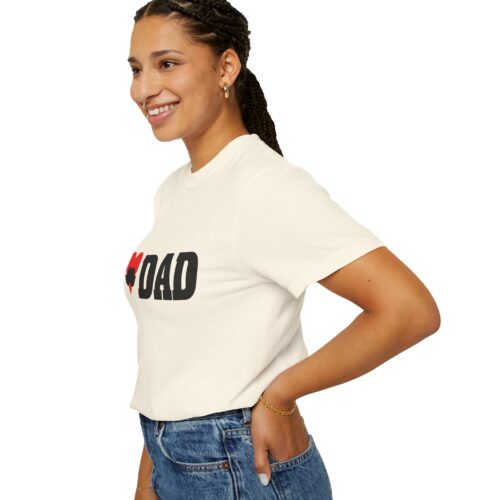 “I love Dad” Mustache T-Shirt – Cute Father’s Day Graphic Tee for Dads, Perfect Gift Giving & Celebration Wear. - Image 13