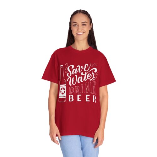 Save Water Drink Beer T-Shirt – Funny Beer Bottle Graphic Tee for Beer Lovers, Fun Party Wear & Perfect Gift Giving. - Image 51