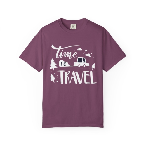 Time to Travel T-Shirt – Adventure Road Trip Graphic Tee for Travel Lovers, Fun Outdoor Wear & Perfect Gift Giving. - Image 41