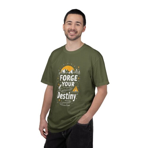 b2 - 12.19 - Forge Your Destiny Camping T-Shirt – Inspirational Outdoor Adventure Graphic Tee for Nature Lovers, Fun Travel Wear & Perfect Gift Giving. - Image 10