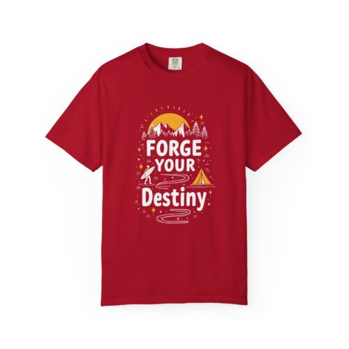 b2 - 12.19 - Forge Your Destiny Camping T-Shirt – Inspirational Outdoor Adventure Graphic Tee for Nature Lovers, Fun Travel Wear & Perfect Gift Giving. - Image 49