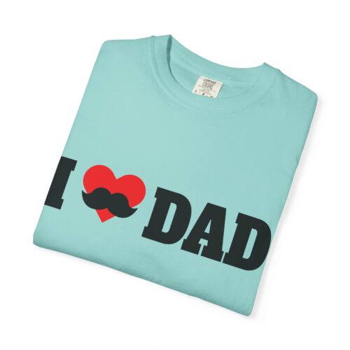 “I love Dad” Mustache T-Shirt – Cute Father’s Day Graphic Tee for Dads, Perfect Gift Giving & Celebration Wear. - Image 31