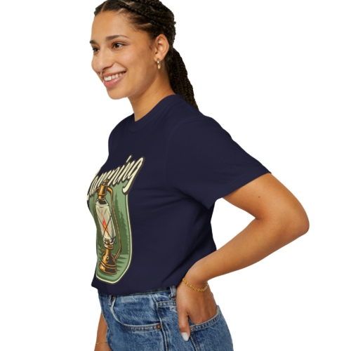 Camping Lantern T-Shirt – Vintage Camp Graphic Tee for Outdoor Lovers, Fun Adventure Wear & Perfect Gift Giving. - Image 13