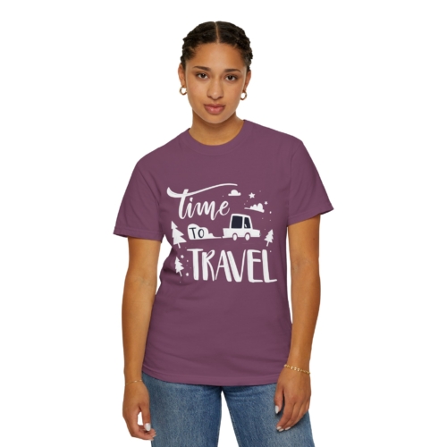 Time to Travel T-Shirt – Adventure Road Trip Graphic Tee for Travel Lovers, Fun Outdoor Wear & Perfect Gift Giving. - Image 44