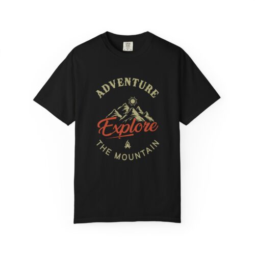 b2 - 12.13 - Adventure Explore Mountain T-Shirt – Outdoor Adventure Graphic Tee for Nature Lovers, Fun Travel Wear & Perfect Gift Giving. - Image 1