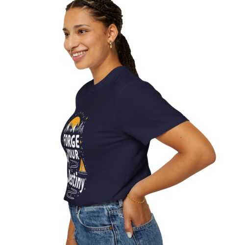 b2 - 12.19 - Forge Your Destiny Camping T-Shirt – Inspirational Outdoor Adventure Graphic Tee for Nature Lovers, Fun Travel Wear & Perfect Gift Giving. - Image 5