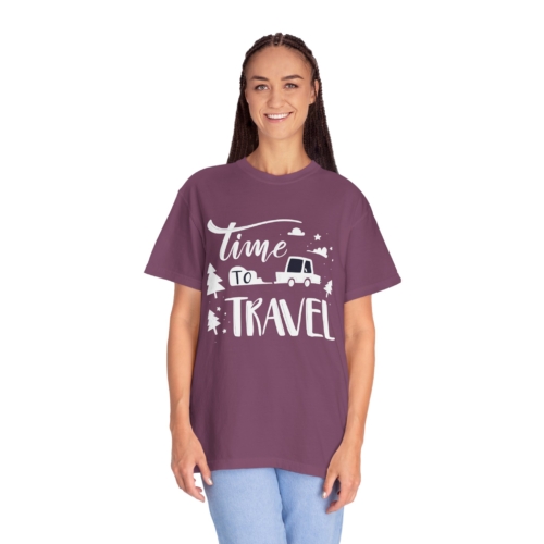 Time to Travel T-Shirt – Adventure Road Trip Graphic Tee for Travel Lovers, Fun Outdoor Wear & Perfect Gift Giving. - Image 43