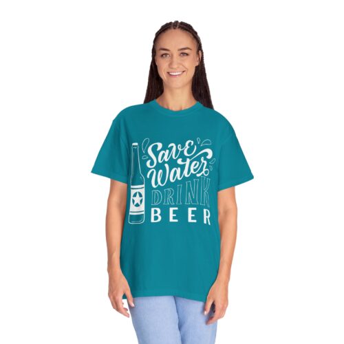 Save Water Drink Beer T-Shirt – Funny Beer Bottle Graphic Tee for Beer Lovers, Fun Party Wear & Perfect Gift Giving. - Image 19