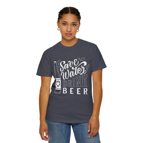 Save Water Drink Beer T-Shirt – Funny Beer Bottle Graphic Tee for Beer Lovers, Fun Party Wear & Perfect Gift Giving. - Image 36
