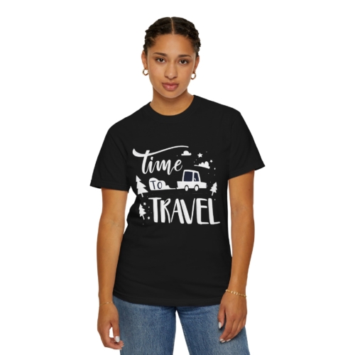 Time to Travel T-Shirt – Adventure Road Trip Graphic Tee for Travel Lovers, Fun Outdoor Wear & Perfect Gift Giving. - Image 28