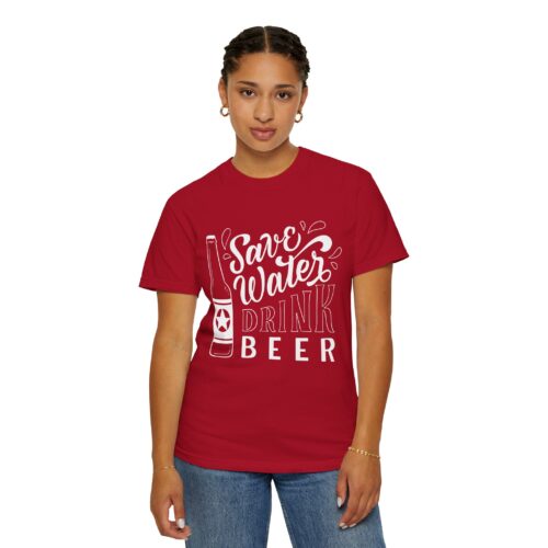 Save Water Drink Beer T-Shirt – Funny Beer Bottle Graphic Tee for Beer Lovers, Fun Party Wear & Perfect Gift Giving. - Image 52