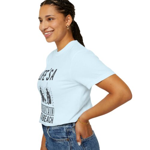 b2 - 12.18 - Life’s a Mountain Not a Beach T-Shirt – Camping & Hiking Graphic Tee for Outdoor Lovers, Fun Adventure Wear & Perfect Gift Giving. - Image 5