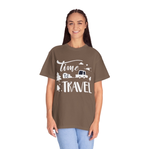 Time to Travel T-Shirt – Adventure Road Trip Graphic Tee for Travel Lovers, Fun Outdoor Wear & Perfect Gift Giving. - Image 11