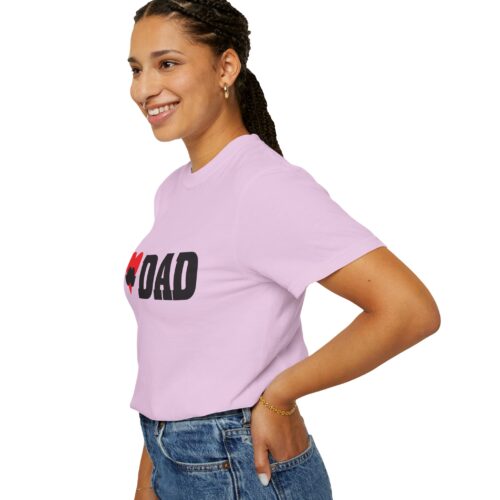 “I love Dad” Mustache T-Shirt – Cute Father’s Day Graphic Tee for Dads, Perfect Gift Giving & Celebration Wear. - Image 45