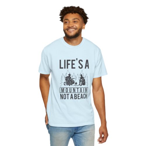 b2 - 12.18 - Life’s a Mountain Not a Beach T-Shirt – Camping & Hiking Graphic Tee for Outdoor Lovers, Fun Adventure Wear & Perfect Gift Giving. - Image 6
