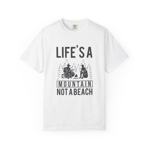 b2 - 12.18 - Life’s a Mountain Not a Beach T-Shirt – Camping & Hiking Graphic Tee for Outdoor Lovers, Fun Adventure Wear & Perfect Gift Giving. - Image 9