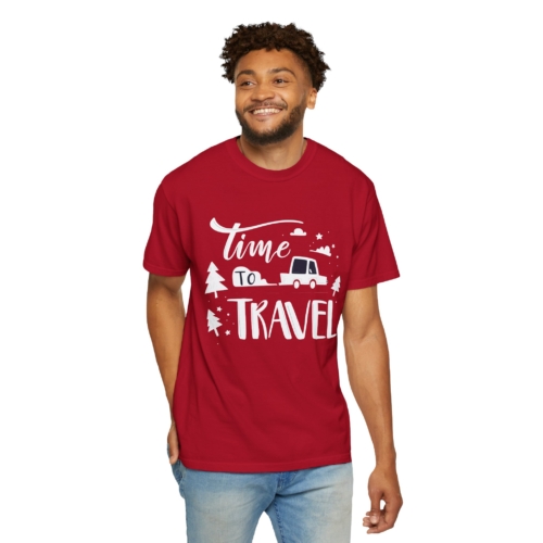 Time to Travel T-Shirt – Adventure Road Trip Graphic Tee for Travel Lovers, Fun Outdoor Wear & Perfect Gift Giving. - Image 54