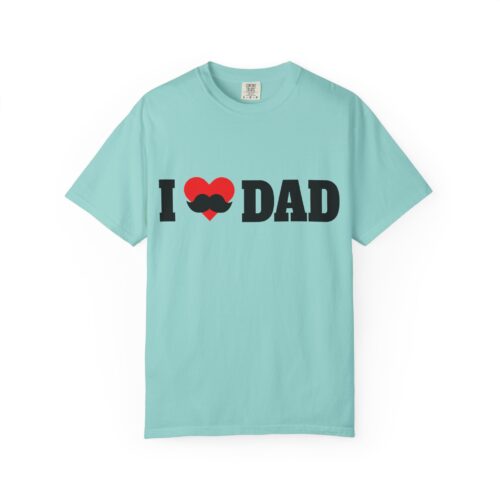 “I love Dad” Mustache T-Shirt – Cute Father’s Day Graphic Tee for Dads, Perfect Gift Giving & Celebration Wear. - Image 25