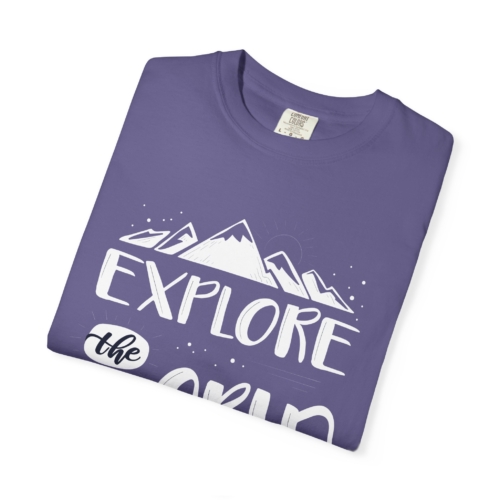 Explore The World T-Shirt – Adventure Mountain Travel Graphic Tee for Nature Lovers, Fun Outdoor Wear & Perfect Gift Giving. - Image 47
