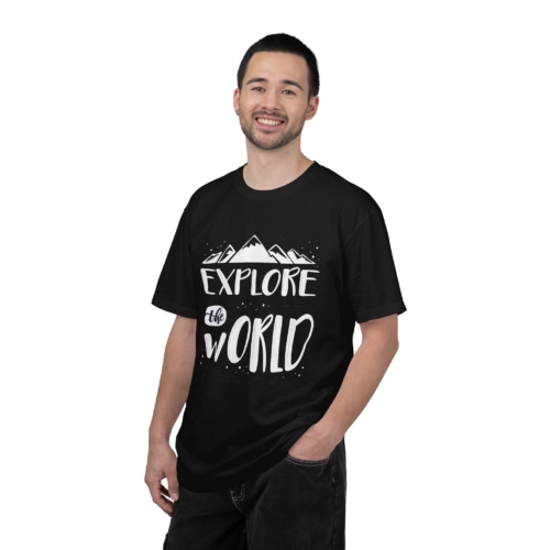 Explore The World T-Shirt – Adventure Mountain Travel Graphic Tee for Nature Lovers, Fun Outdoor Wear & Perfect Gift Giving. - Image 34