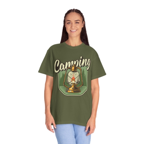 Camping Lantern T-Shirt – Vintage Camp Graphic Tee for Outdoor Lovers, Fun Adventure Wear & Perfect Gift Giving. - Image 51