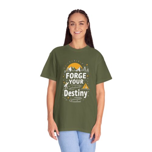 b2 - 12.19 - Forge Your Destiny Camping T-Shirt – Inspirational Outdoor Adventure Graphic Tee for Nature Lovers, Fun Travel Wear & Perfect Gift Giving. - Image 11