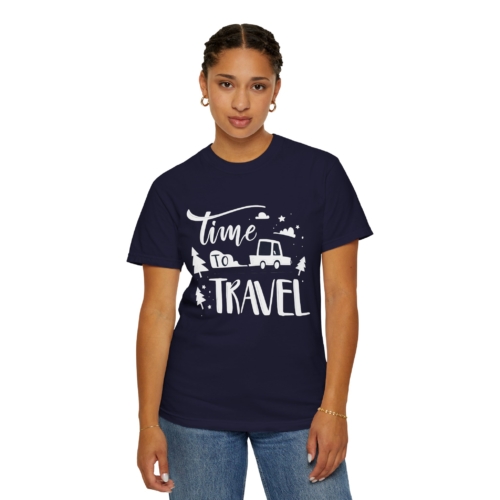 Time to Travel T-Shirt – Adventure Road Trip Graphic Tee for Travel Lovers, Fun Outdoor Wear & Perfect Gift Giving. - Image 20