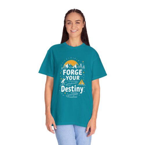 b2 - 12.19 - Forge Your Destiny Camping T-Shirt – Inspirational Outdoor Adventure Graphic Tee for Nature Lovers, Fun Travel Wear & Perfect Gift Giving. - Image 19